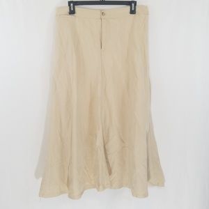 Lauren Ralph Lauren 100% Linen Skirt 12